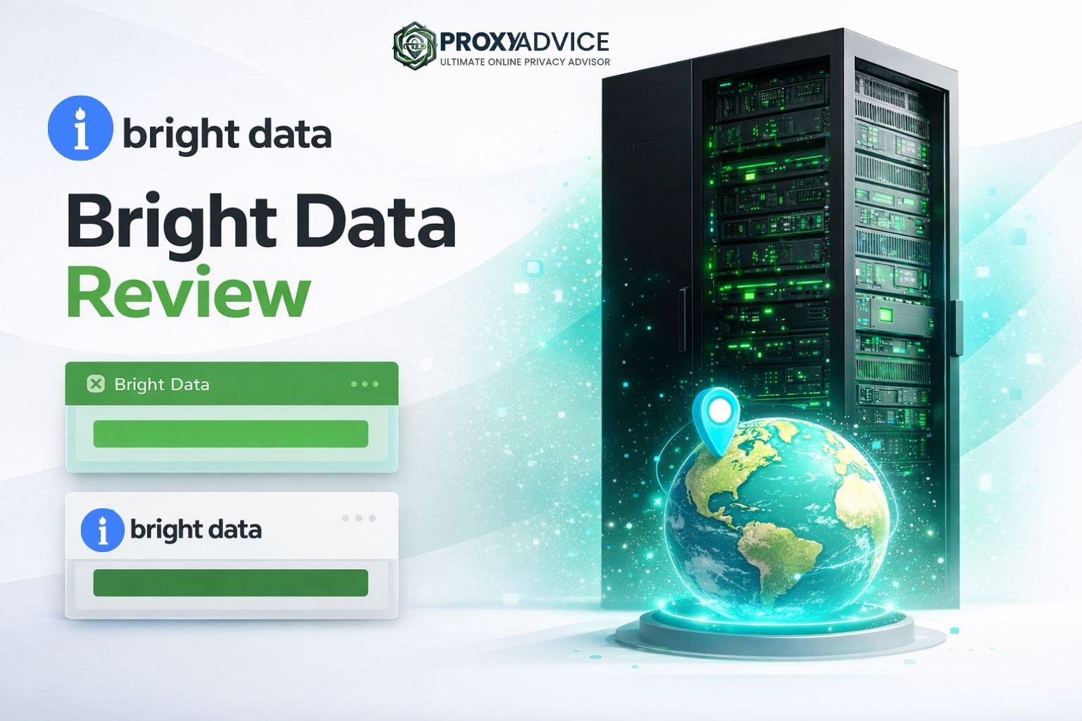 Bright Data dashboard showing performance test results — April 2026 review