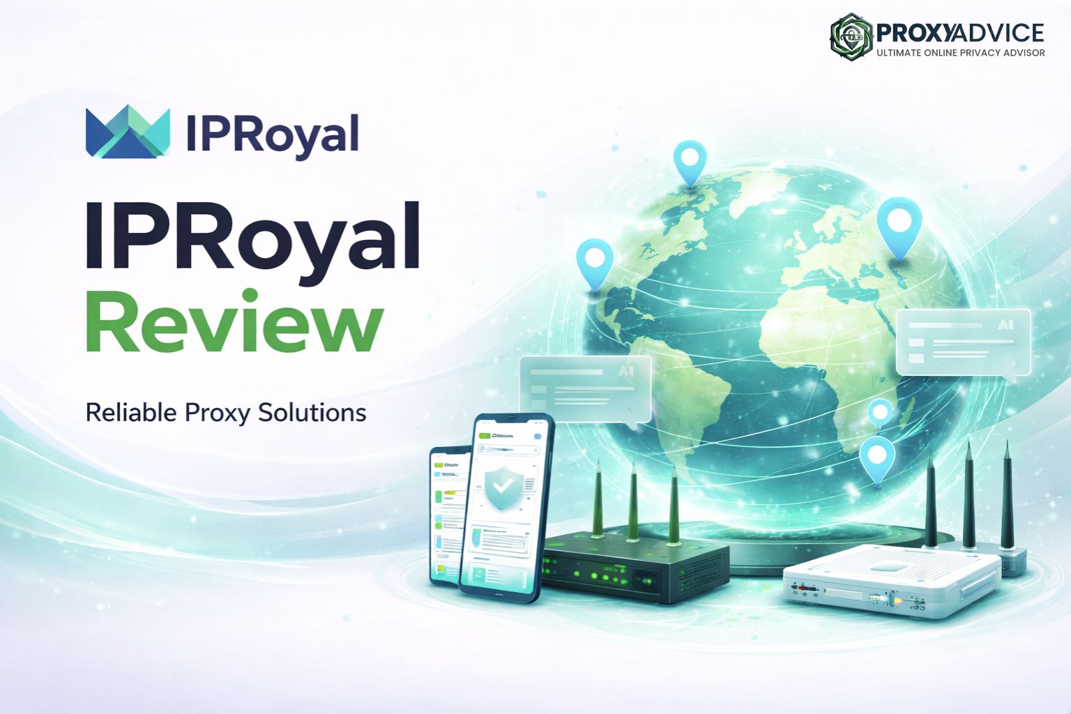 IPRoyal dashboard showing performance test results — April 2026 review