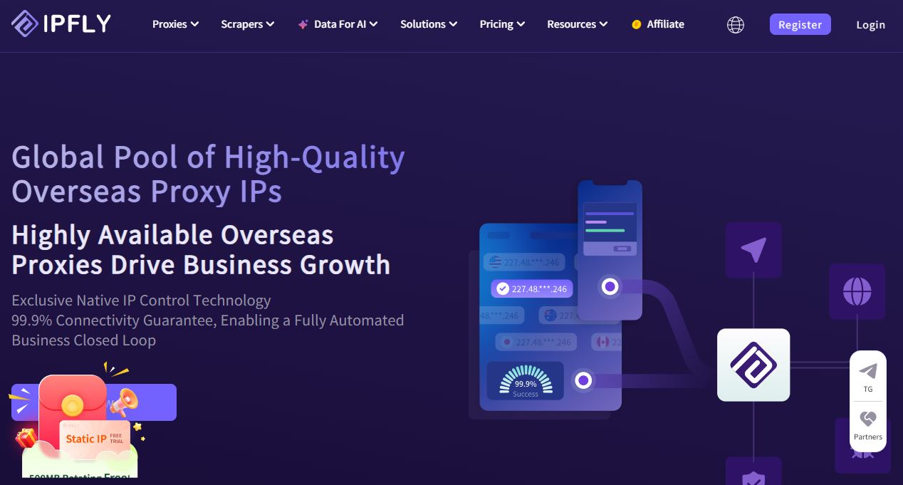 IPFLY residential proxies review 2026, tested and benchmarked by ProxyAdvice