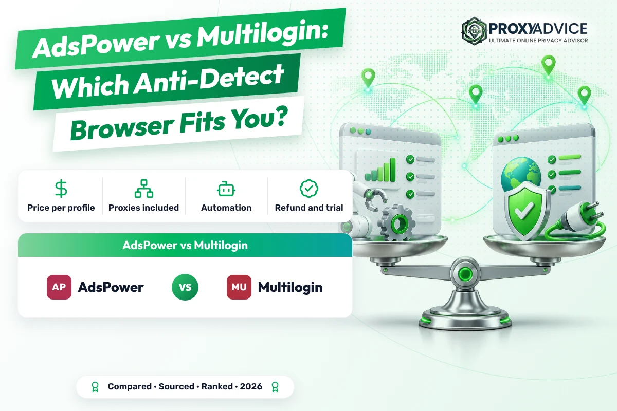 AdsPower vs Multilogin compared for 2026: price, proxies, automation and refunds