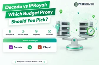 Decodo vs IPRoyal compared for 2026: price, sessions, targeting and trial terms